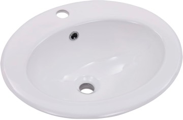 Раковина Gid 9413 71107 встраиваемая сверху белая 56x49x19