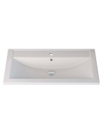 Раковина для ванной кварцевая Uperwood Foster Quartz 80х45,5х17,5 см, белая матовая, жасмин