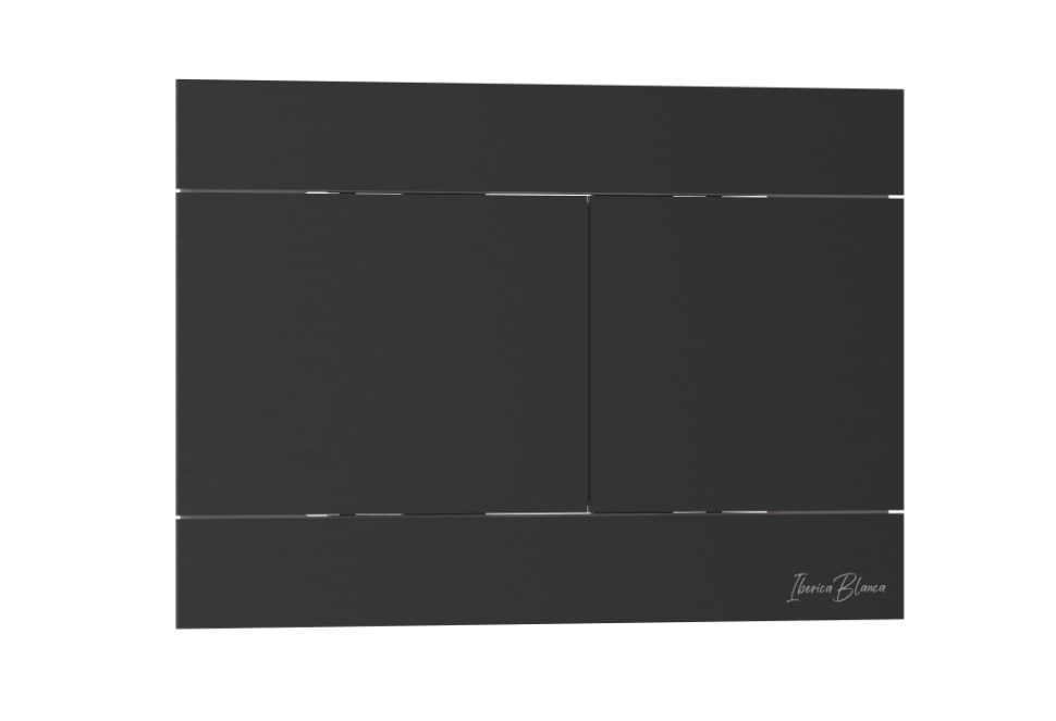 Комплект 3в1 IBERICA BLANCA инсталляция SILENCIO MINI, унитаз TOLEDO ALTO белый, кнопка смыва INOX-R черный матовый (IB.001M.TLA.234.1504)
