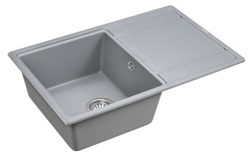 Мойка FLUGEN 50-780, IT-GRANIT, PM217850-GRM, серый металлик, 780х500 мм, Paulmark