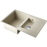 Кухонная мойка Omoikiri Daisen 78-2T-BE Tetogranit/ваниль