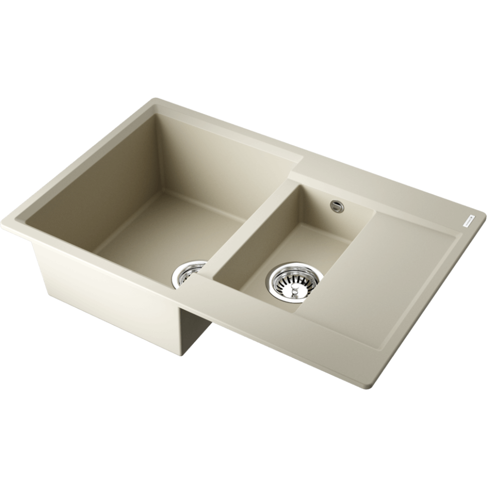 Кухонная мойка Omoikiri Daisen 78-2T-BE Tetogranit/ваниль