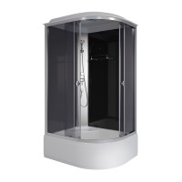 Душевая кабина Niagara Eco E110/80/40L/TN (110х80х215) высокий поддон(40см),стекло черное,4 места
