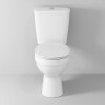 Унитаз напольный Niagara Brava NG-9901 (630х360х740) безободковый с тонкой крышкой,2 места