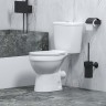 Унитаз напольный Niagara Brava NG-9901 (630х360х740) безободковый с тонкой крышкой,2 места