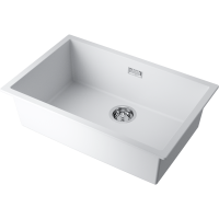 Кухонная мойка Omoikiri Yamakawa 75T-U/I-WH Tetogranit/белый