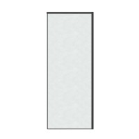 Боковая стенка Grossman Galaxy 200.K33.01.80.21.02 (80х195) черный матовый,стекло шиншилла, 1 место
