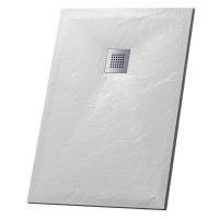 Душевой поддон Grossman Strong GR-S180100Q (80х100) из искусственного камня,прямоугольный,белый,1 место