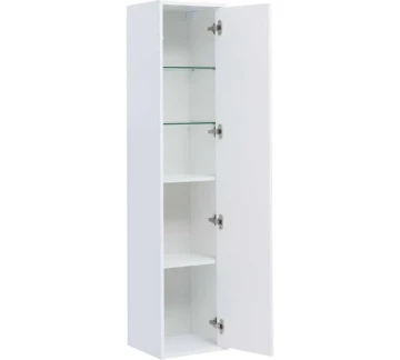 Шкафы-пенал Aquanet Lino (Flat) 35 белый глянец