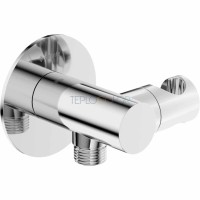 Кронштеин для подключения шланга, круглые, с держателем для лейки