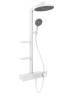 AQM 8005W Душевая система для душа с термостатом, Белый