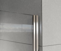 Душевая дверь Flex VDP-1F900CLB, 900, черный, стекло прозрачное