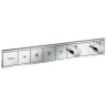 Термостат Hansgrohe RainSelect для душа, 4 источника, внешняя часть, цвет: хром 15382000