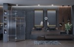 Душевое ограждение Ambassador Diamond 12011112L (100х100х200) трапеция,хром,стекло прозрачное,распашная,1 место