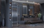 Душевое ограждение Ambassador Diamond 12011112L (100х100х200) трапеция,хром,стекло прозрачное,распашная,1 место