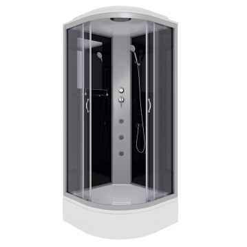 Душевая кабина Niagara Classic NG-3503-14G (80х80х215) средний поддон(26см),стекло тонированное,4 места
