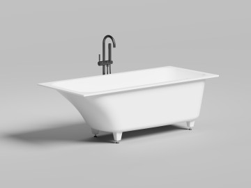 Ванна встраиваемая ORLANDA KIT 170x75 S-Stone Матовое