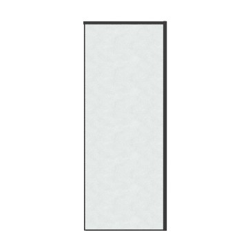 Боковая стенка Grossman Galaxy 200.K33.01.90.21.02 (90х195) черный матовый,стекло шиншилла, 1 место