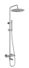 Душевая система MILLEAU Tissage ML8075BKS.DT-CR (Cool touch) с изливом, Хром