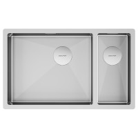 Мойка нерж. сталь NEXT 69/2S UNI, PM226944-BSL, брашированная нерж.сталь, левая, 690х440мм, Paulmark
