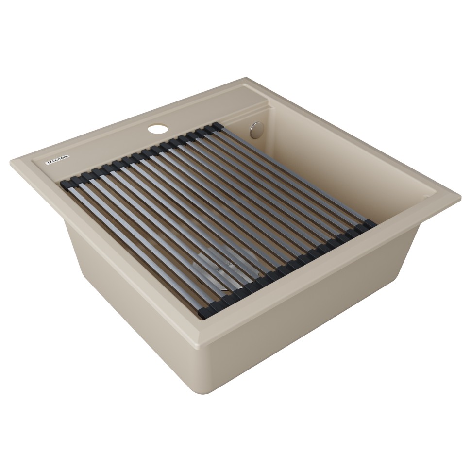 Мойка STEPIA 50, IT-GRANIT, PM115051-LA, латте, 500х510, Paulmark