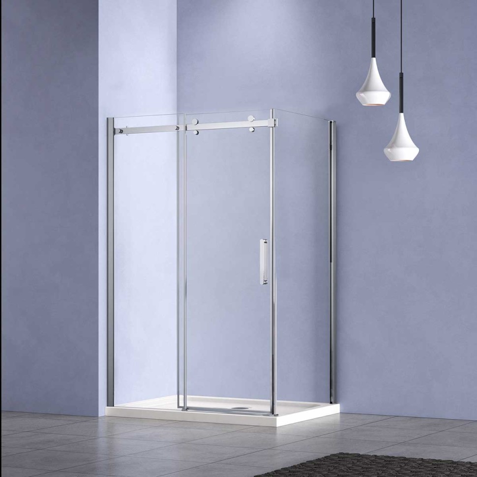 Душевой уголок Como-N VSR-4CN8013CL, 1300*800, хром, стекло прозрачное