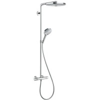 Душевая система Hansgrohe Raindance Select S 240 2 jet Showerpipe (27129400) хром,белый