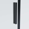 Душевой уголок Soft 2 VSR-3SO28013CLB, 1300*800, черный, стекло прозрачное