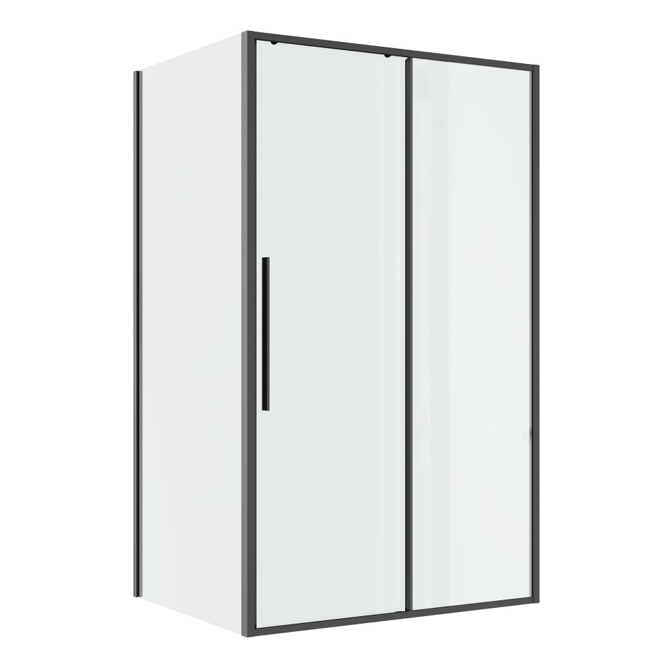 Душевое ограждение Niagara Nova NG-34-11AGR-A90GR-34 (110х90х195) прямоугольник,раздвижная,графит,стекло прозрачное,2 места