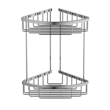 Полка угловая двойная Timo Saona 13082/00 хром