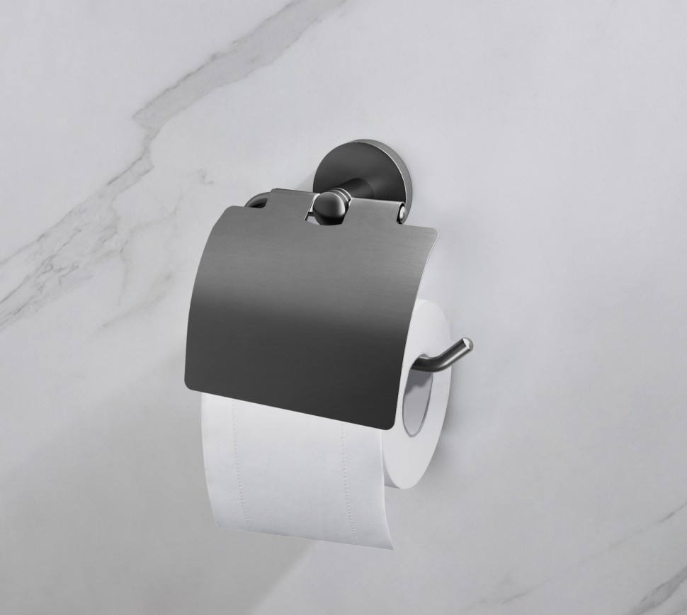 Бумагодержатель Timo Saona 13042/18 черное золото