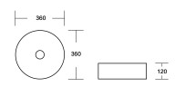 Раковина накладная MILLEAU Nuage MU7044A-MW (матовый белый)