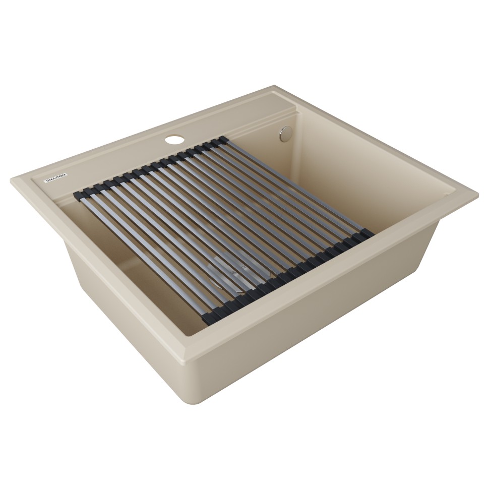 Мойка STEPIA 60, IT-GRANIT, PM115951-LA, латте, 590х510, Paulmark