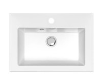 Раковина для ванной 40 см, Uperwood Eva, белая глянцевая