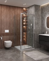 Душевой уголок CEZARES MOLVENO-AHF-31-90/100-C-CR-IV