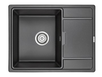Мойка FLUGEN 50-650, IT-GRANIT, PM216550-BL, черный , 650х500 мм, Paulmark