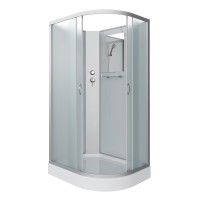 Душевая кабина Niagara Classic NG-3312-14LBK (120х80х200) низкий поддон(13см),стекло матовое,3 места