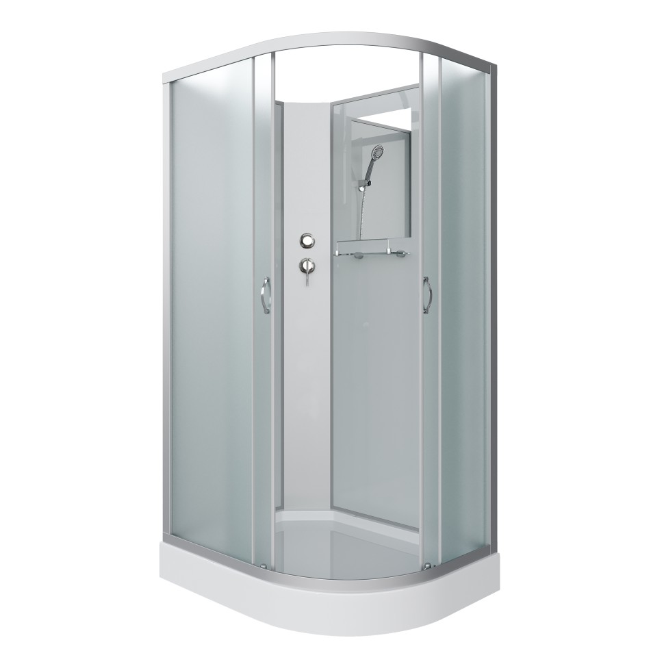 Душевая кабина Niagara Classic NG-3312-14LBK (120х80х200) низкий поддон(13см),стекло матовое,3 места