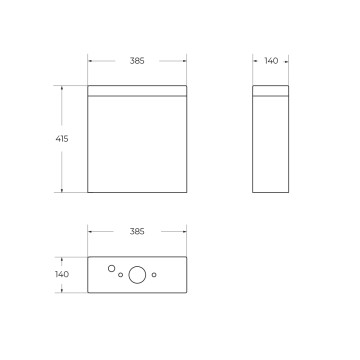 Бачок BelBagno NORMA BB339T