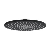 Верхний душ BERGES NARDIS R BLACK 23 см, черный матовый
