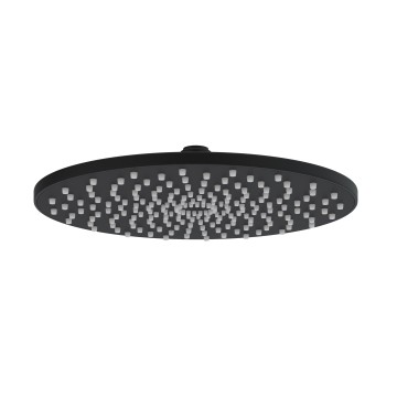 Верхний душ BERGES NARDIS R BLACK 23 см, черный матовый