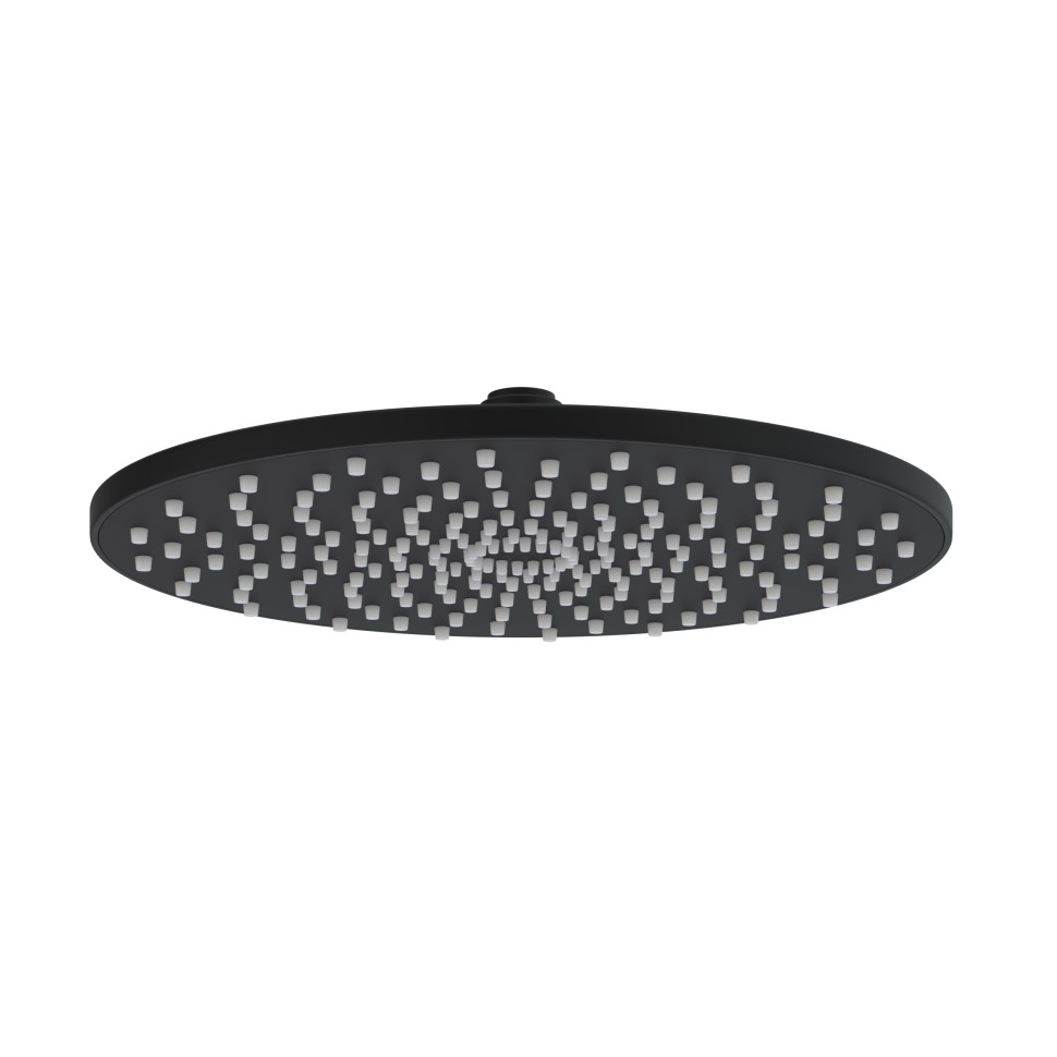 Верхний душ BERGES NARDIS R BLACK 23 см, черный матовый