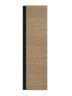 Шкаф-пенал для ванной подвесной Uperwood Barsa 35х28х120 см, черный/дуб сонома