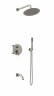 Душевой комплект Villa VSFW-1VL3BN встраиваемый, 3 режима, брашированный никель