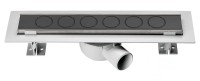 Душевой лоток SAY OPTIMA 601.60.B.M.S.NSN, 60 см, матовый черный