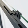 Душевой уголок Soft 2 VSR-3SO29010CLB, 1000*900, черный, стекло прозрачное