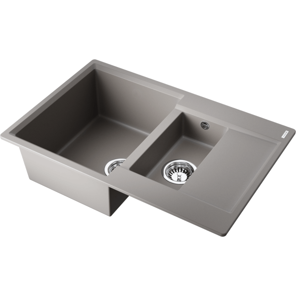 Кухонная мойка Omoikiri Daisen 78-2T-GR Tetogranit/leningrad grey