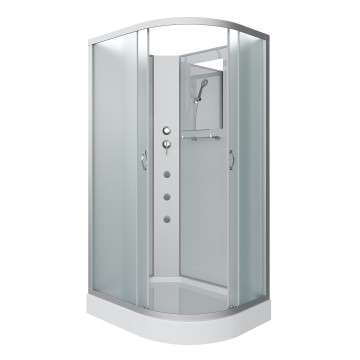 Душевая кабина Niagara Classic NG-3312-14LBKG (120х80х200) низкий поддон(13см),стекло матовое,3 места