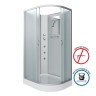 Душевая кабина Niagara Classic NG-3312-14LBKG (120х80х200) низкий поддон(13см),стекло матовое,3 места