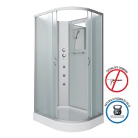 Душевая кабина Niagara Classic NG-3312-14LBKG (120х80х200) низкий поддон(13см),стекло матовое,3 места